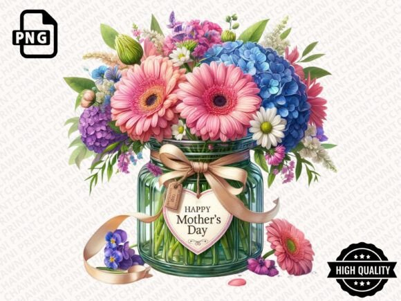 Download Mother's Day Floral Clipart PNG - Floral Collection