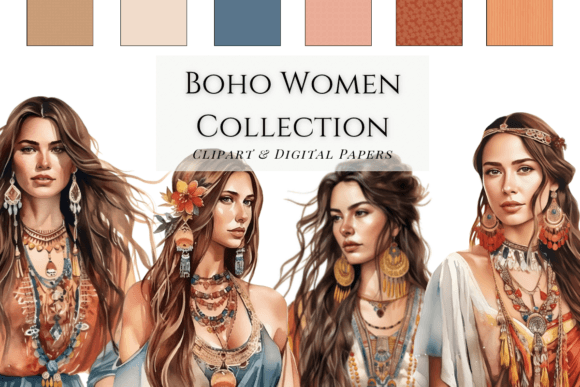 Download Boho Graphic Collection Earth Tones - Collection Collection