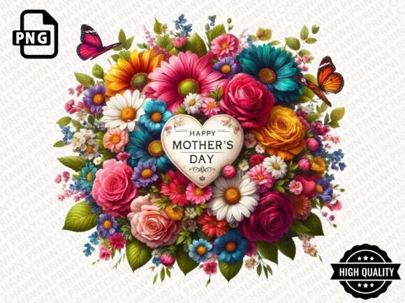Download Mother's Day Floral Clipart PNG - Floral Collection