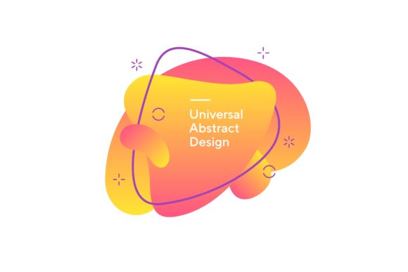 Download Colourful Wavy Abstract Elements. Univer - Abstract elements Collection