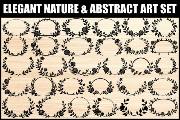 Download Elegant Floral Frame Clipart Bundle - Premium Resources