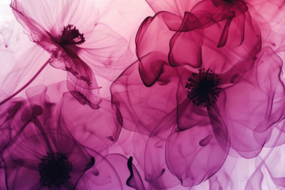 Download Delicate Pink Floral Abstract Art Backgr - Floral Collection