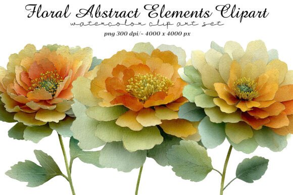 Download Floral Abstract Elements Clipart - Premium Resources