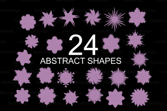 Download A Vector Set of 24 Abstract Elements Art - Abstract elements Collection