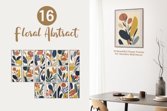 Download Blooming Floral Abstract Art Print - Floral Collection