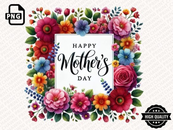Download Mother's Day Floral Clipart PNG - Floral Collection