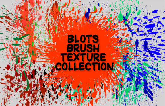 Download Blots Brush Texture Collection - Collection Collection